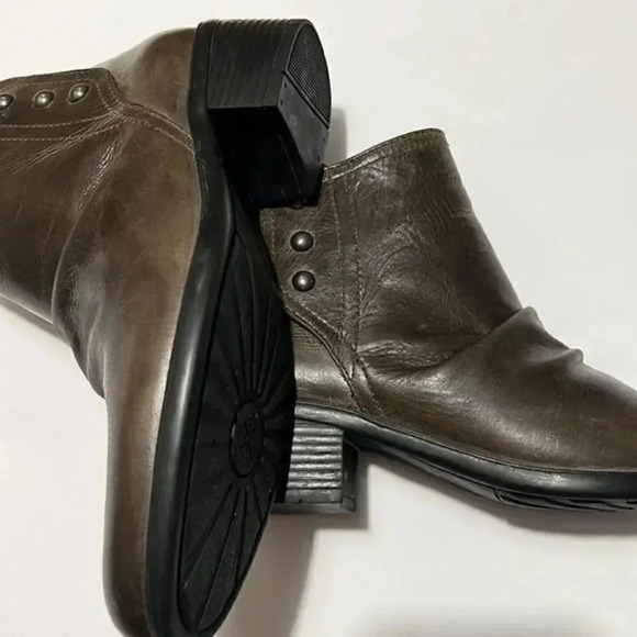 Bussola vintage calf, dark taupe size 38 (7.5-8) ankle boots - Picture 3 of 8